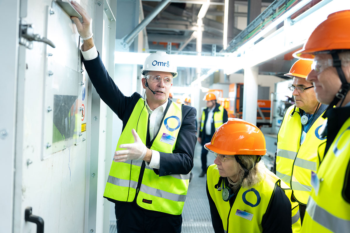Karl Johan Ingvaldsen at Plasteur showed around the state-of-the-art facility